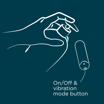 Apply water-based lube to ROMP Riot and place on the clitoris. Hold the POWER button for 2 secs and watch as your ROMP Riot comes to life.