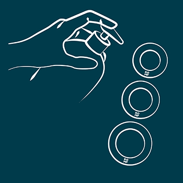 We recommend applying water-based lube onto the inside of the ring and the penis. The more, the merrier.